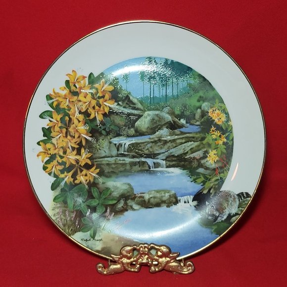 VTG Decorative Plate Royal Windsor Wild Honeysuckle Wildflowers of the South - Picture 8 of 11